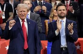 Trump and Vance as President and vice Presidential candidates